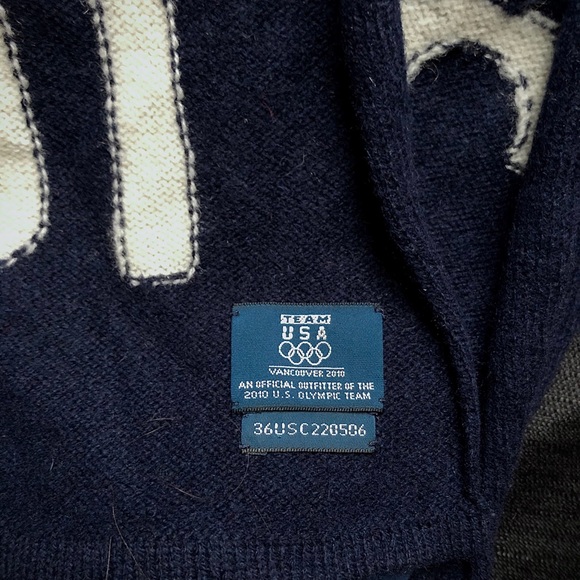 Polo Ralph Lauren 2010 USA Olympic Scarf - Picture 2 of 3